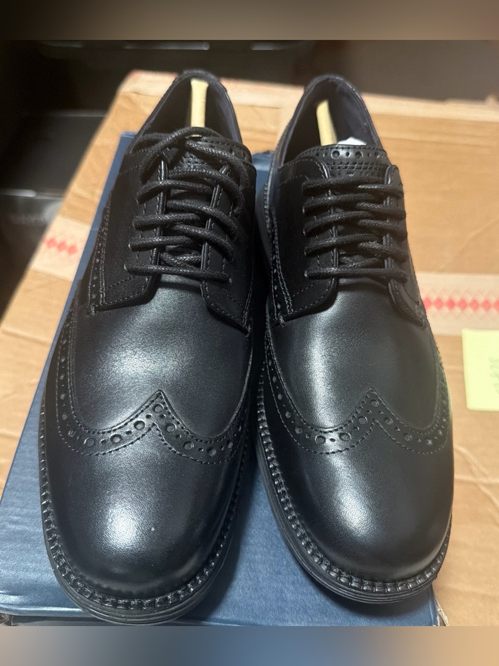 Cole Haan Men Original Grand Shortwing Oxford Shoes Black C27984 Choose Size 7 M
